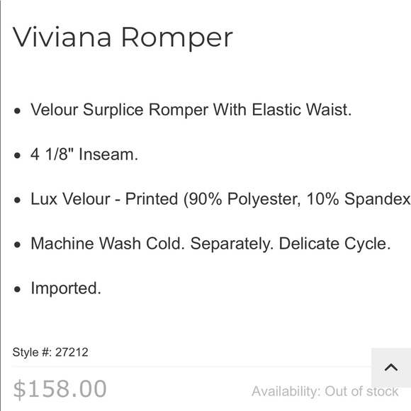 Lilly Pulitzer Viviana Romper XXS - Picture 5 of 5